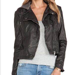 Vegan leather jacket